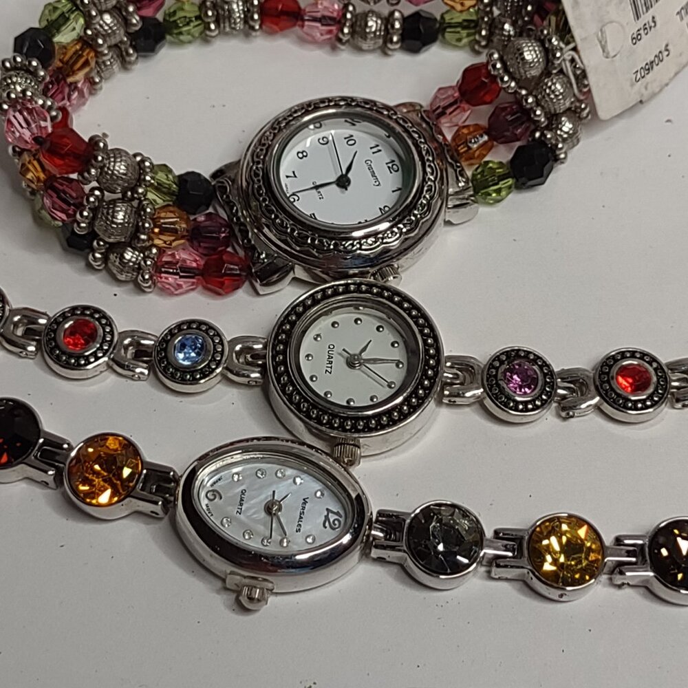Lot Of 3 Untested Cute Multicolor Watches